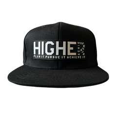 6 Panel Snapback Hat Silicone Patch Original Logo