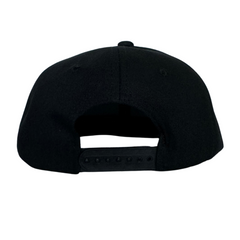 6 Panel Snapback Hat Silicone Patch Original Logo