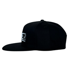 6 Panel Snapback Hat Silicone Patch Original Logo